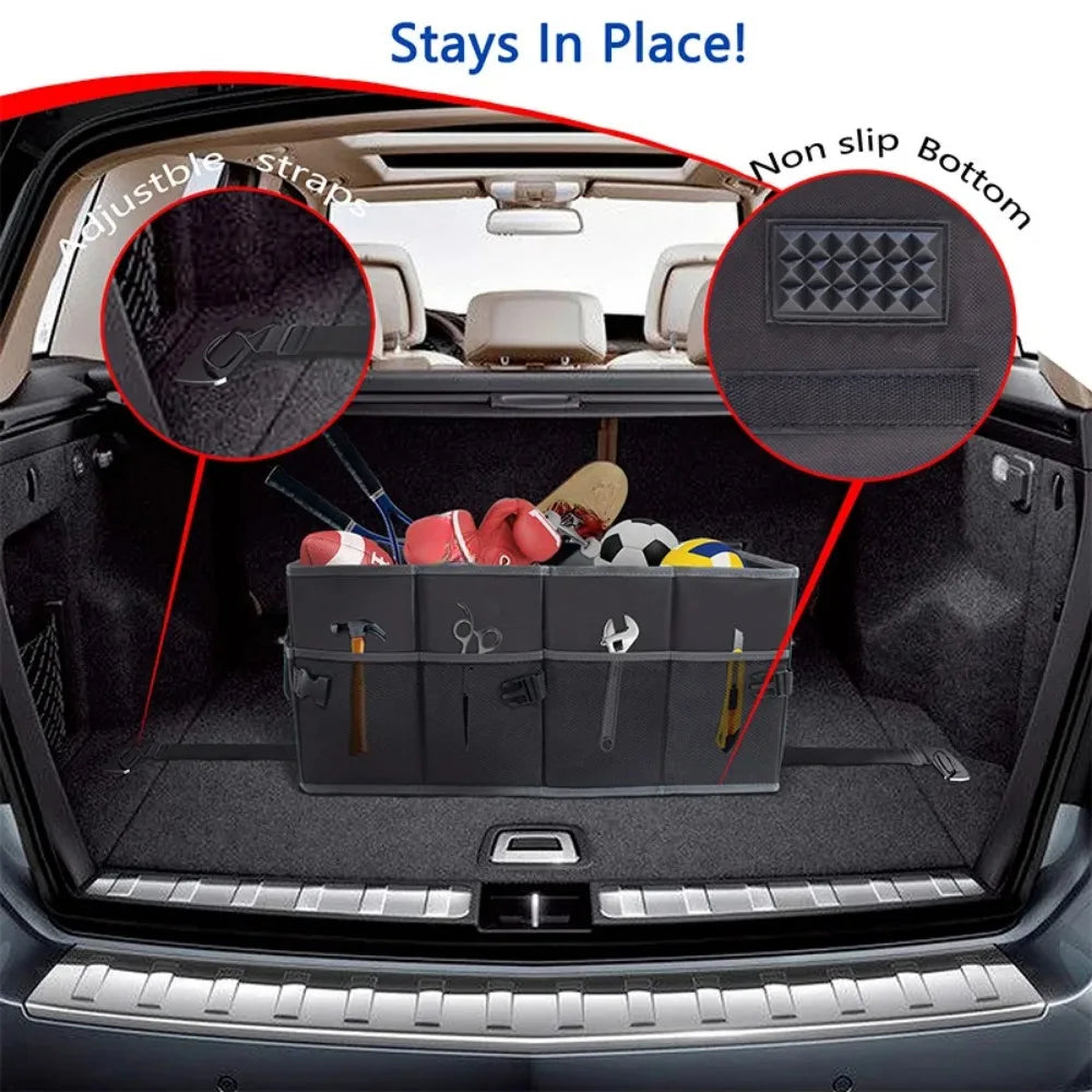 Auto Car Trunk Organizer Car Trunk Organizer Foldable Storage Waterproof Durable Multi Storage Tool Auto Box Portable Foldable