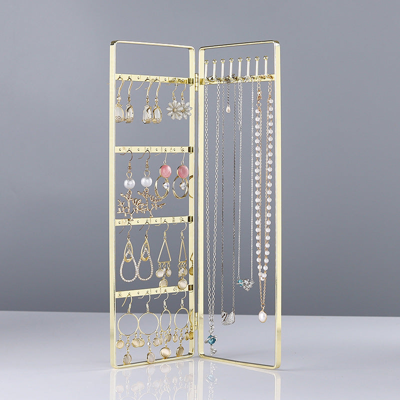 Iron plated earring frame