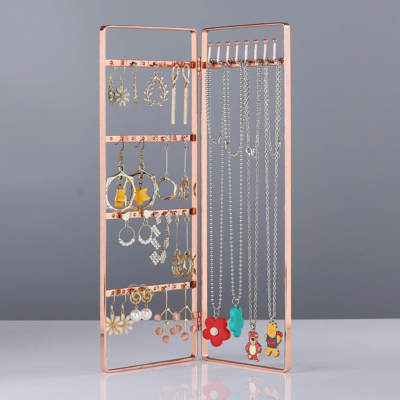 Iron plated earring frame