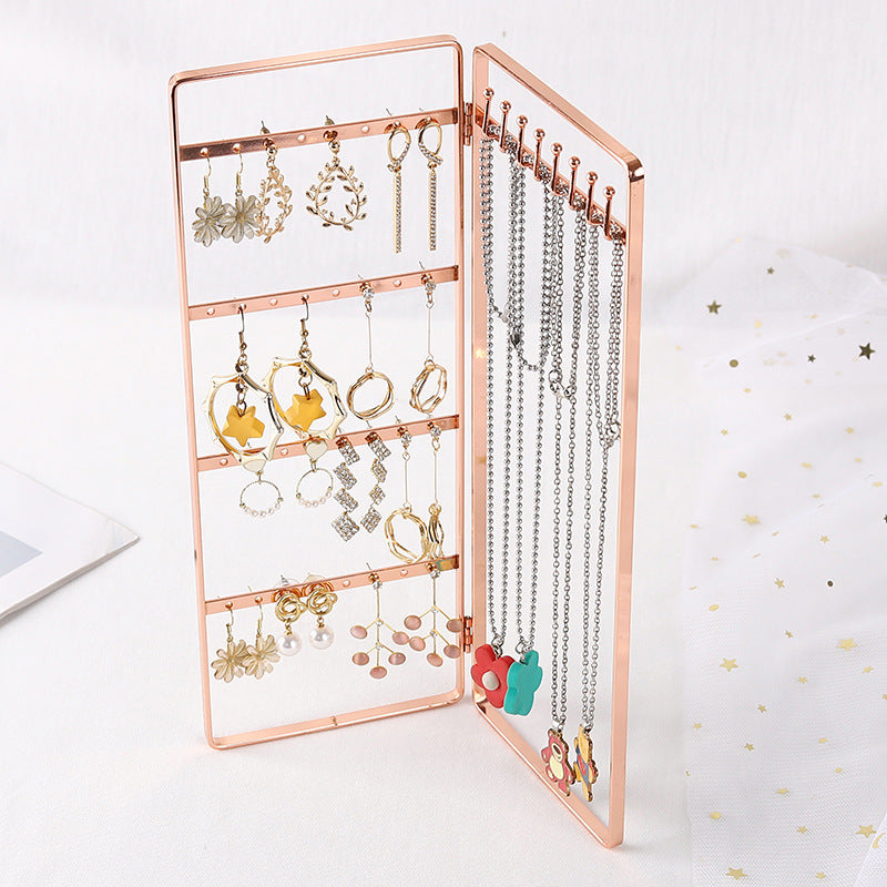 Iron plated earring frame