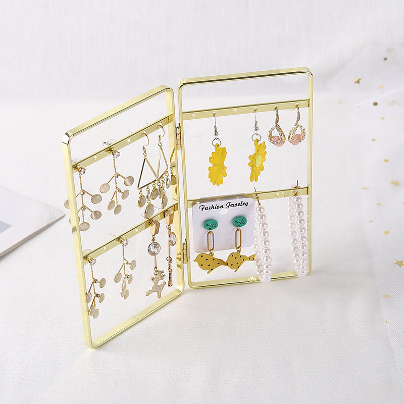 Iron plated earring frame