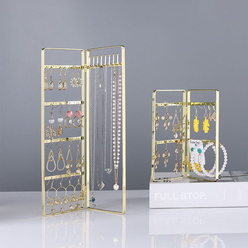 Iron plated earring frame